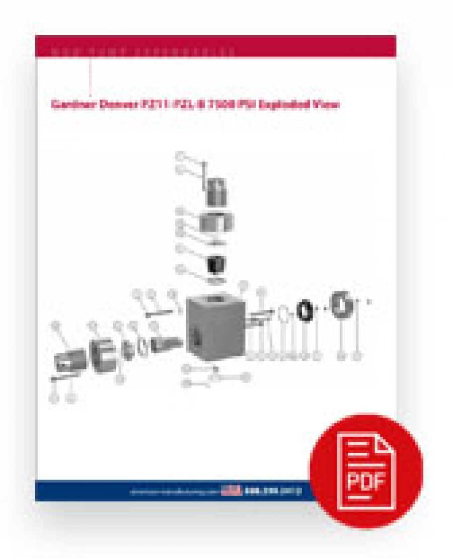 PPGD 300PZL2039ASSY OEM Style Fluid End Assembly 7500 PSI