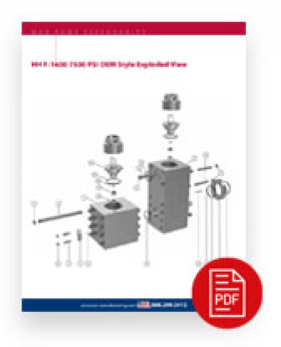 PPHF-1600 OEM Style Fluid End Assembly 7500 PSI